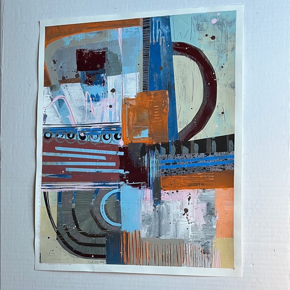 Abstract Multicolor Canvas Art